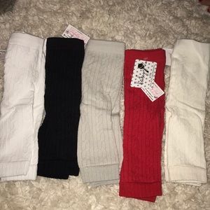 Cable knit leggings